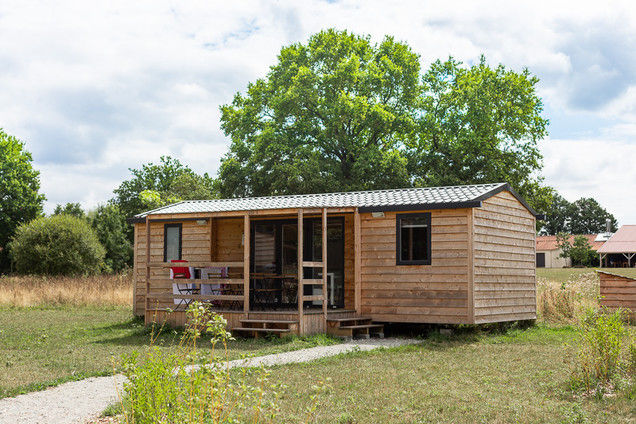 cottage33 mobilhome vendee vue exterieure